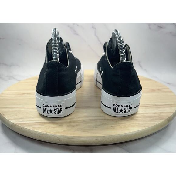 Converse Chuck Taylor All Star Platform Black White Shoes 560250C Women’s Size 8 - Picture 4 of 7